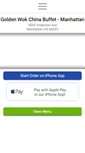 Mobile Screenshot of goldenwokchinabuffet.com